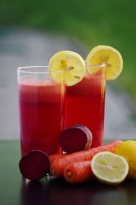 carrot, beet juice