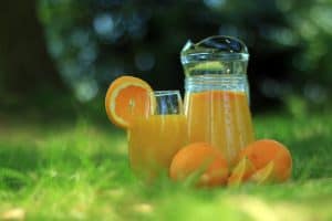 fresh orange juice