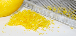 lemon zest